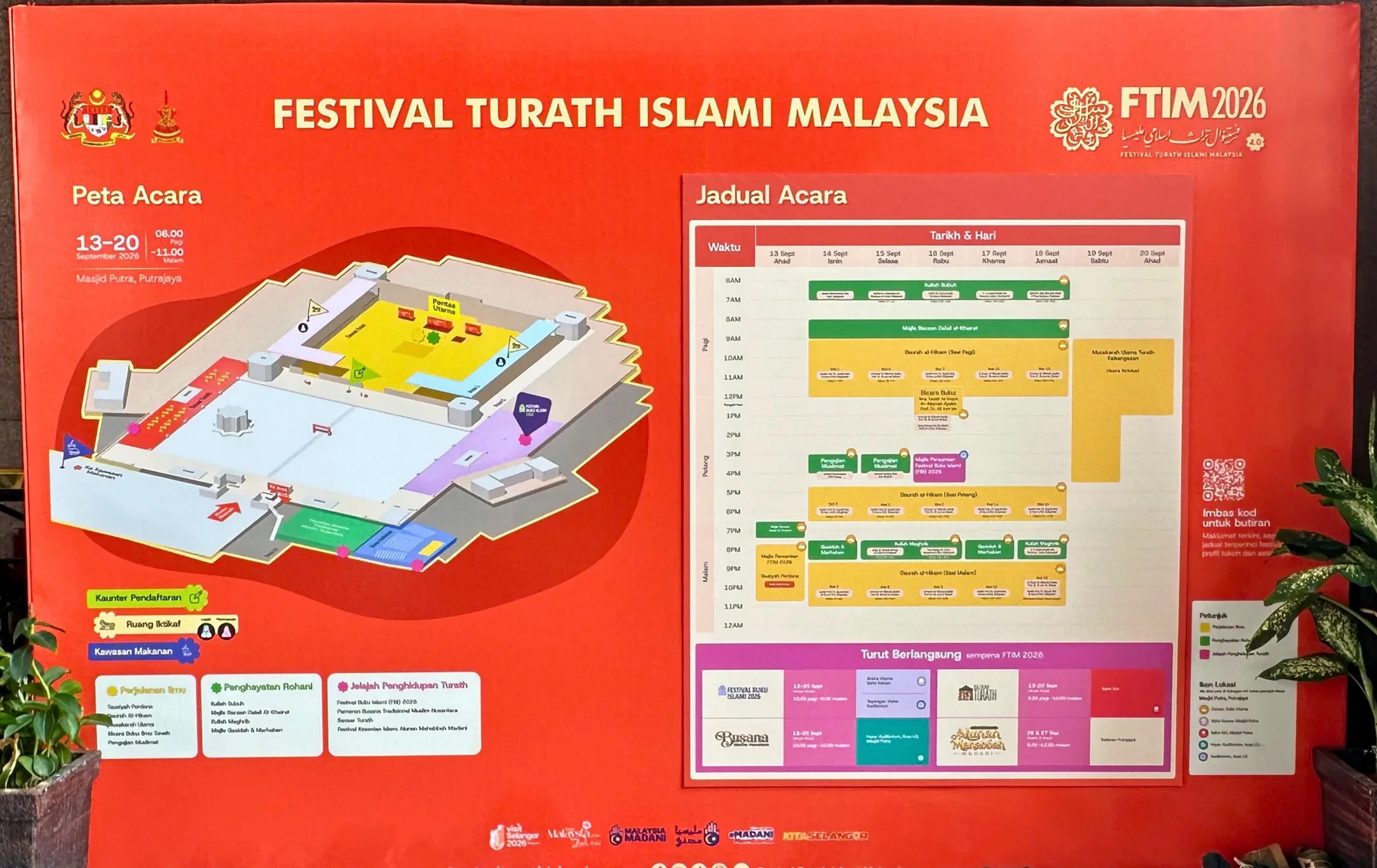 FTIM 2026 master map and timetable